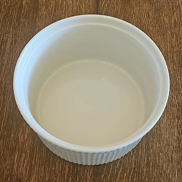 Apilco Porcelain Tall Large Soufflé Dish - Picture 2 of 7